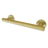 Kingston Brass Berwyn 12-Inch x 1-1/4 Inch O.D Grab Bar Brushed Brass Brushed