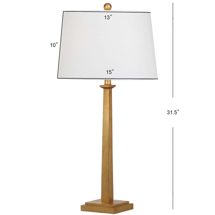 SAFAVIEH Lighting Collection Andino Gold 32-inch Bedroom Living Room Home Office