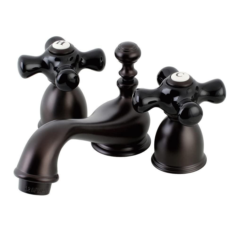 Kingston Brass KS3955PKX Duchess Mini-Widespread Bathroom Faucet Oil Rubbed Oil Rubbed Bronze