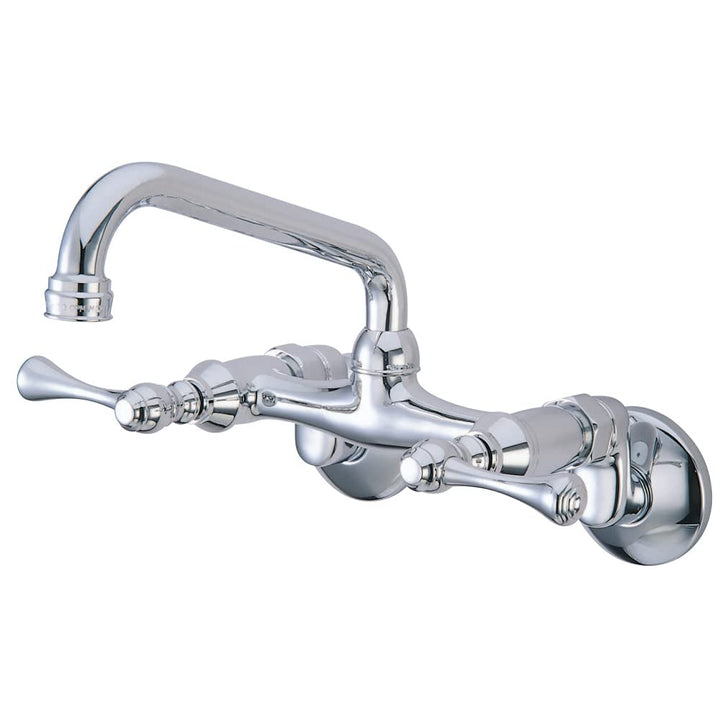 Kingston Brass KS313C Magellan Wall Mount Kitchen Faucet Polished Chrome