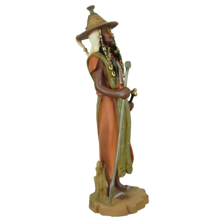 SAA Fair Trade Peul Hunter Alabaster Figurine