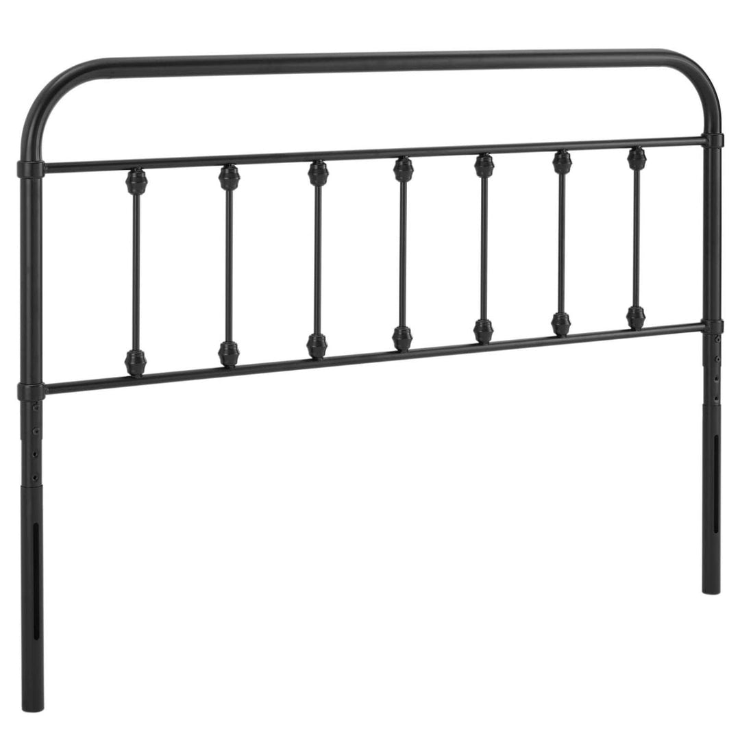 Modway MOD-6153-BLK Sage Full Metal Headboard Black