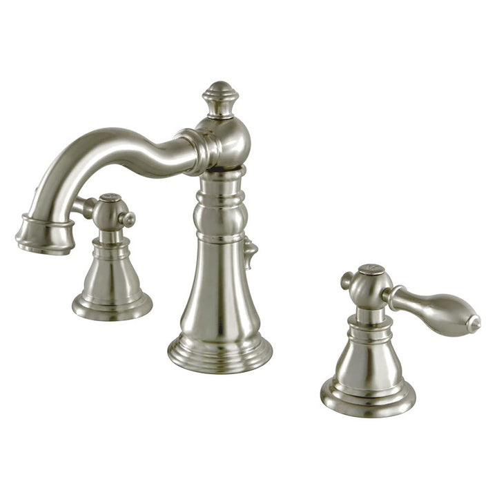 Kingston Brass FSC1978ACL American Classic Widespread Bathroom Faucet 5-5/16" Brushed Nickel