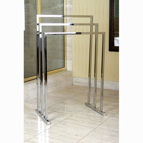 Brass Edenscape Free Standing Towel Rack (Polished Chrome)