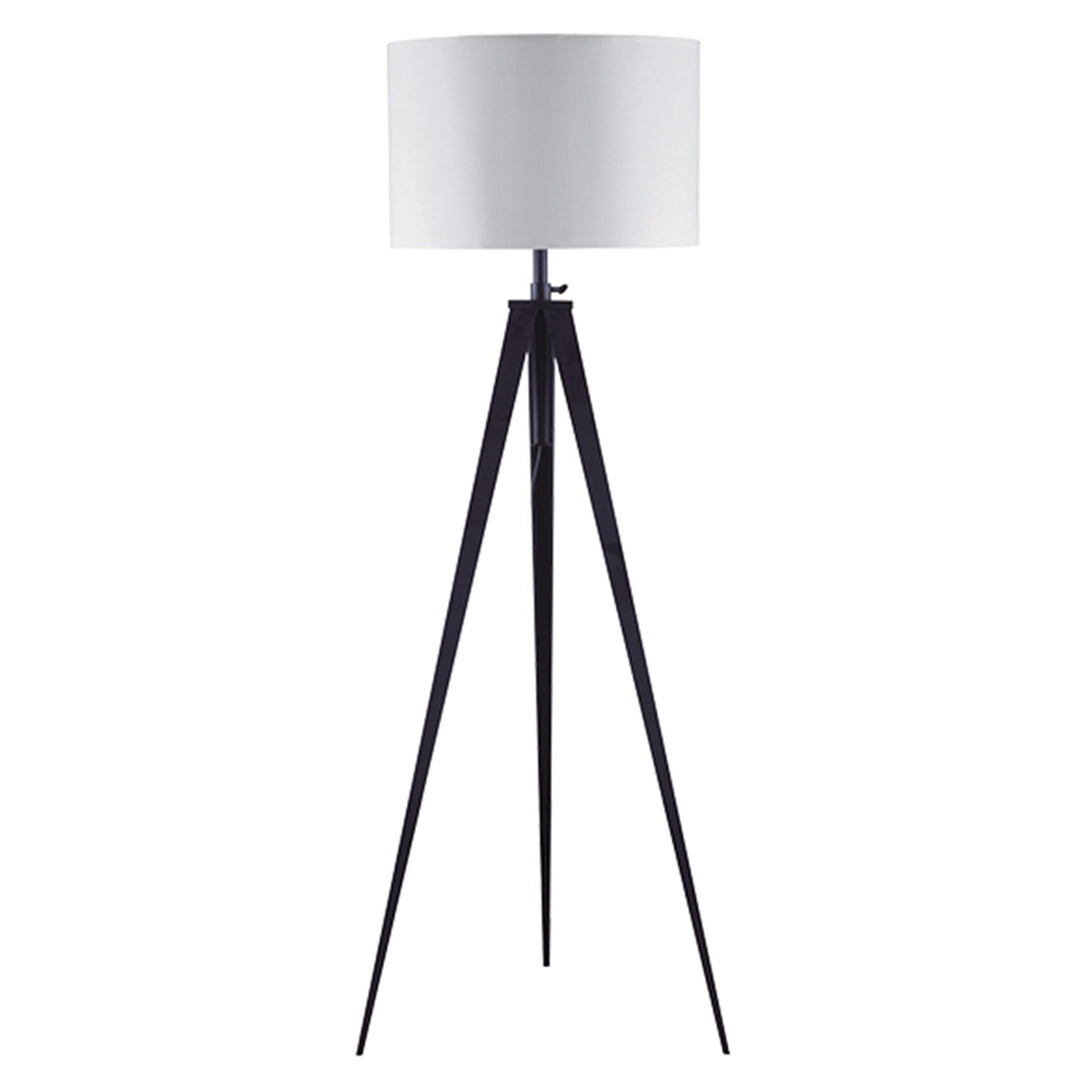 65" Crossed Tripod Floor Lamp Black Modern Contemporary - Diamond Home USA