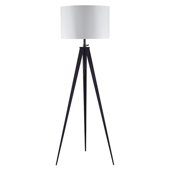 65" Crossed Tripod Floor Lamp Black Modern Contemporary - Diamond Home USA