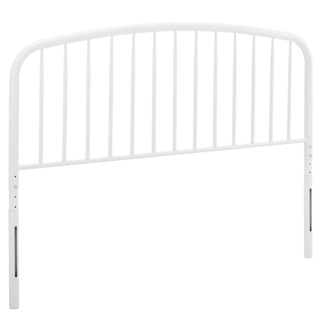 Modway MOD-6150-WHI Nova Queen Metal Headboard White