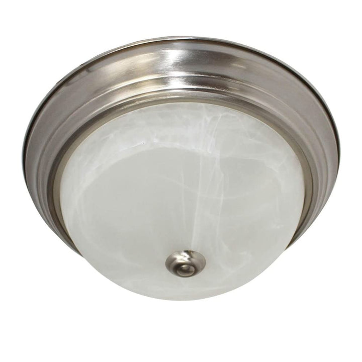 Led Flush Mount Ceiling Light 15" d X 5.75" h Brushed Nickel Modern Contemporary