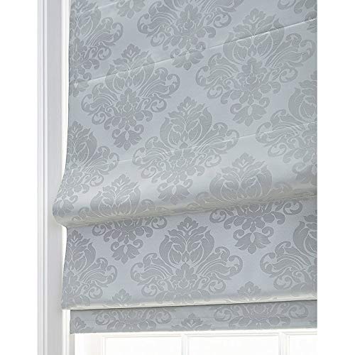 Damask Room Darkening Cordless Roman Shade