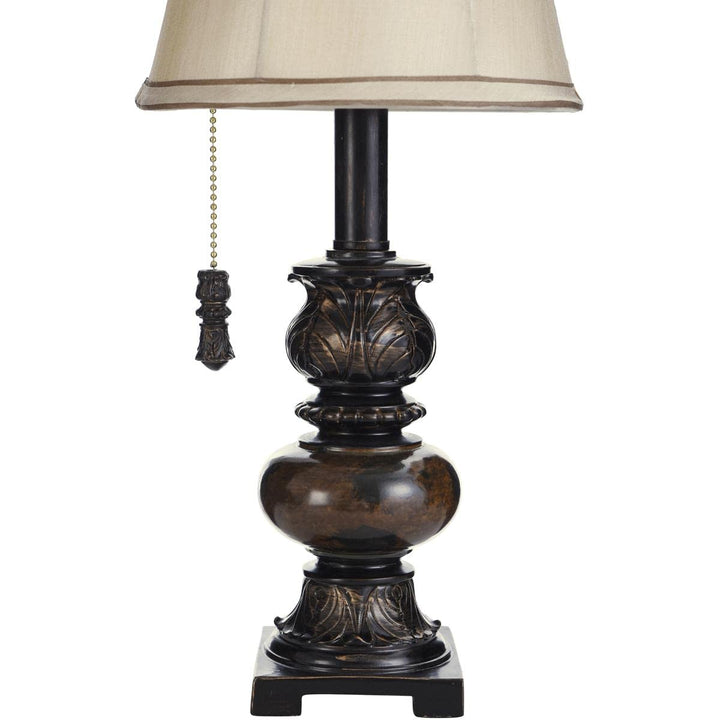 Trieste Marble 18 1/2" High Accent Table Lamp w/Ivory Shade