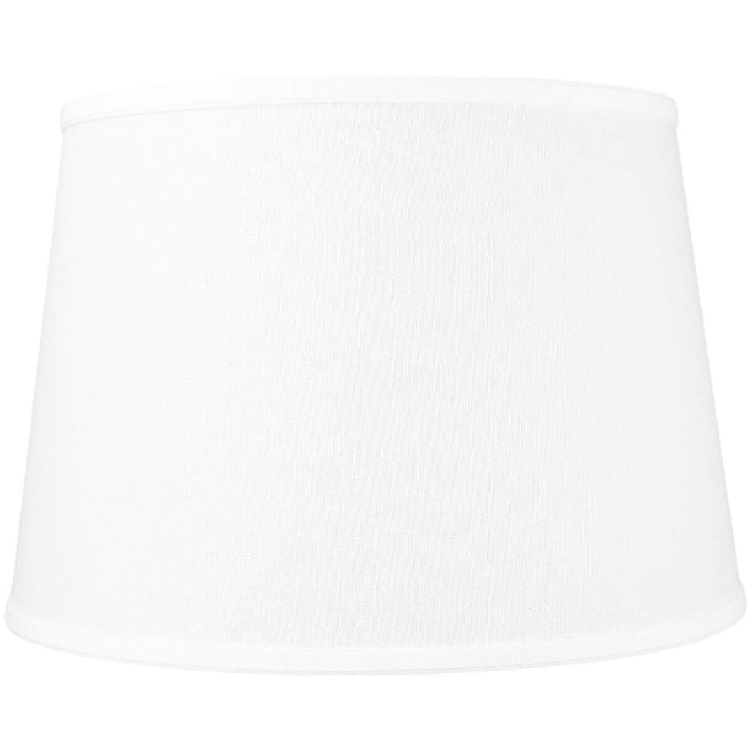 13x16x11" Slip Uno Fitter White Floor Lampshade Modern Contemporary