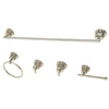 Kingston Brass BAH8230478PN Concord 5-Piece Bathroom Accessory Set Polished Polished Nickel