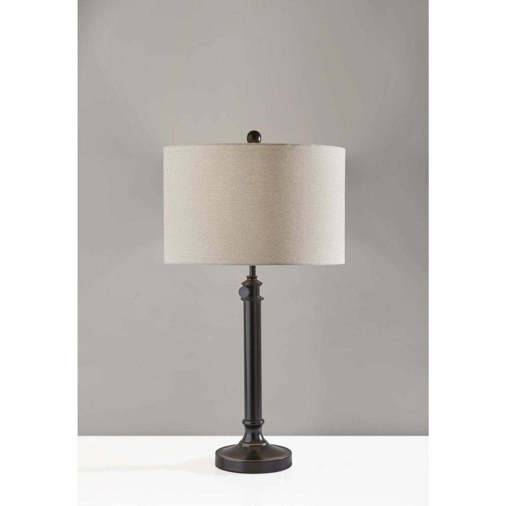 Adesso Home SL1165-26 Table Lamp from Barton Collection 15.00 inches Bronze - Diamond Home USA