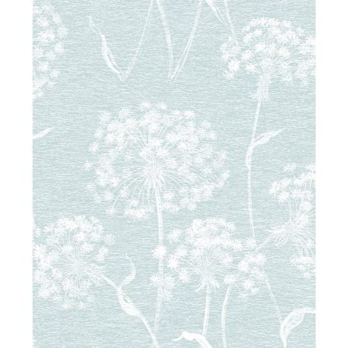 Light Blue Dandelion Wallpaper 20.5 X Nature Modern Contemporary Wildlife