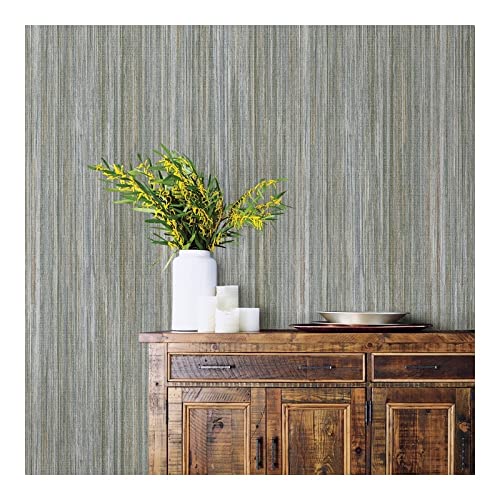 Multicolor Stripe Texture Wallpaper 21 X Blue Traditional Washable