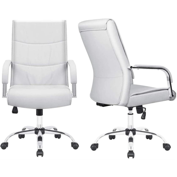 High Back Office Desk Chair Task Conference White Modern Contemporary