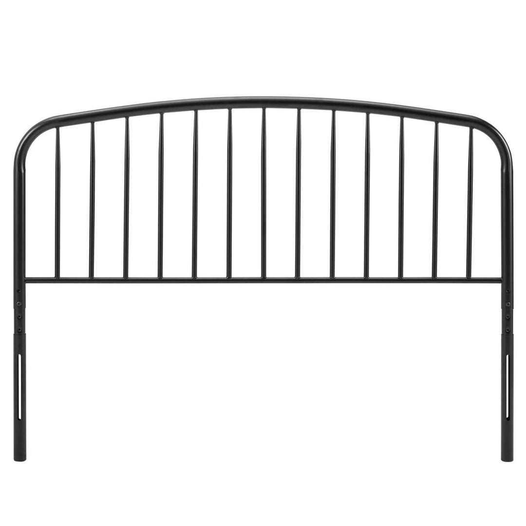 Modway MOD-6151-BLK Nova King Metal Headboard Black