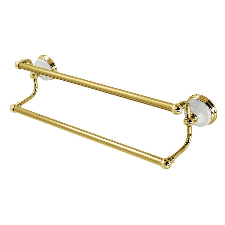 Kingston Brass BA11318PB Vintage 18-Inch Dual -Towel Bar Polished Brass