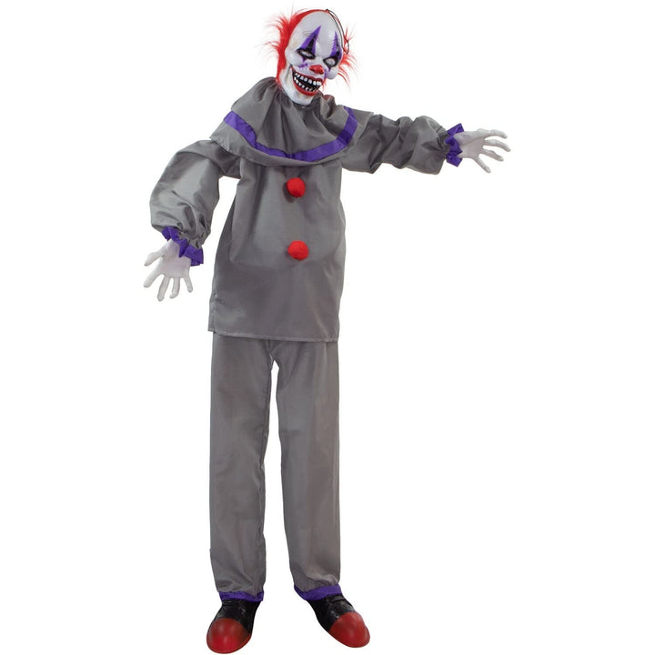 5-ft. The Animated Clown Indoor Or Covered Outdoor Halloween Decoration