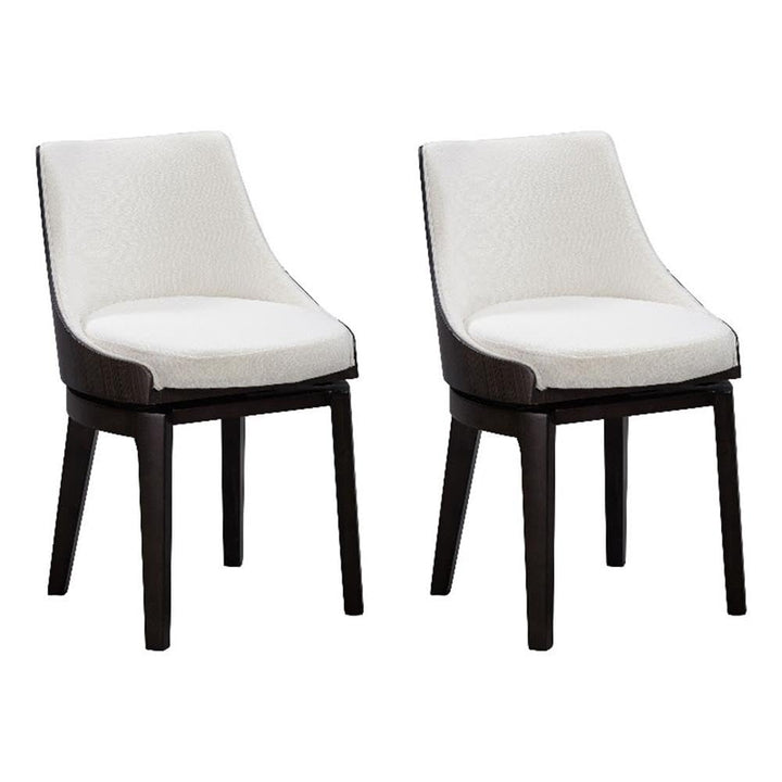 Boraam Orleans Dining Chairs 20" L x 23" W x 30" H Cream/Black