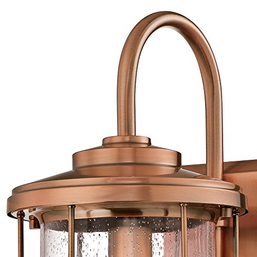 Westinghouse 6347900 Ferry One-Light Outdoor Wall Fixture Washed Copper Finish