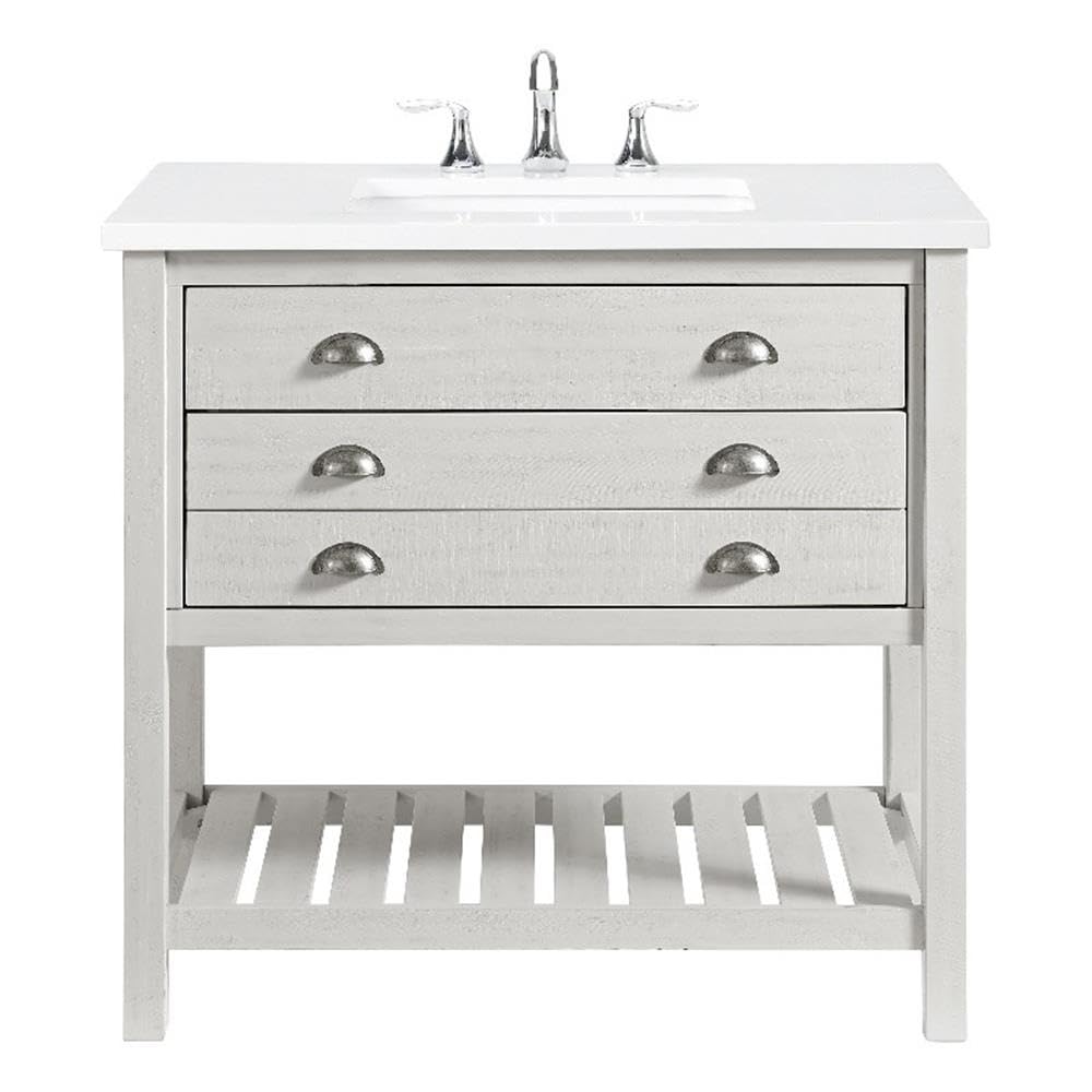 Martin Svensson Home Monterey Single Vanity White White - Single Vanities