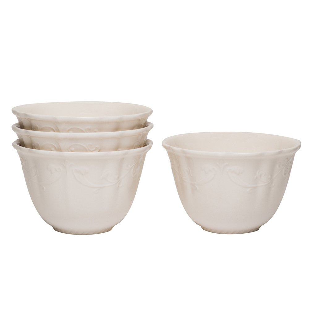 Red Vanilla FQ900-410 Country Estate Cereal/Fruit Bowls 5-Inch/18-Ounce White