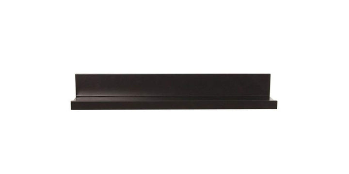 InPlace Shelving 47.24" W x 4.5" D x 3.5" H Black Picture Ledge Shelf 9602060E