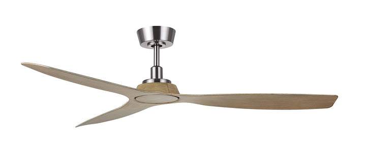 Lucci Air Moto Brushed Nickel and Teak 52-inch Ceiling Fan (21065301)