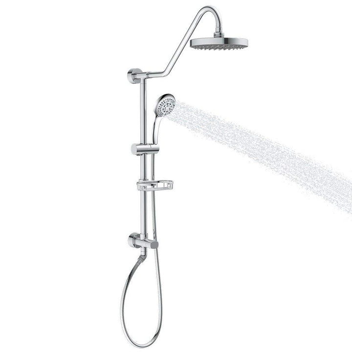 PULSE ShowerSpas 1011-CH-1.8GPM Kauai III Shower System with 8" Rain