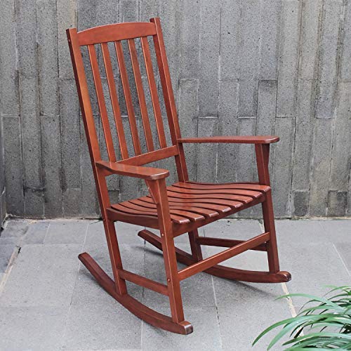 Cambridge Casual Bentley Porch Rocking Chair Dark Magenta Brown