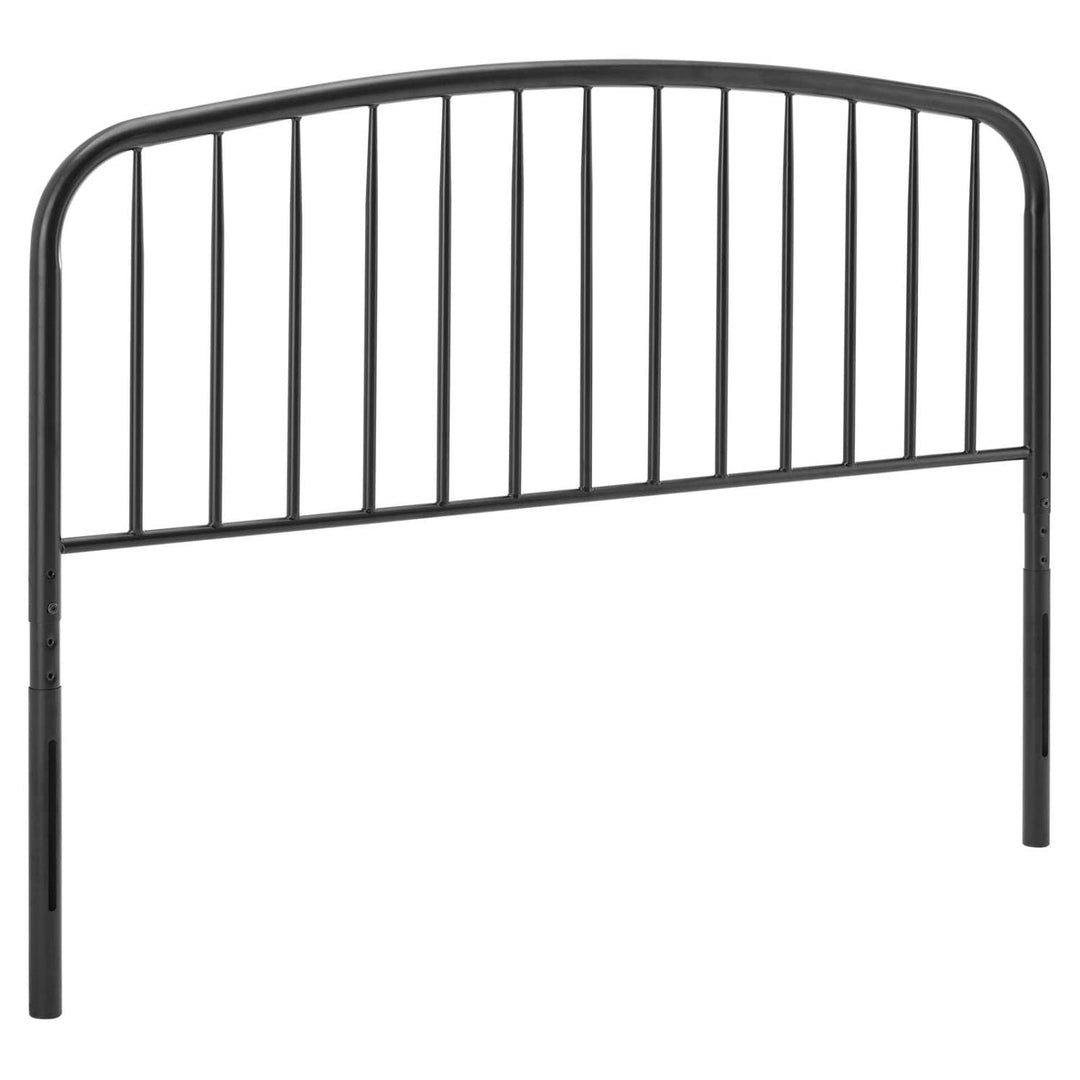 Modway MOD-6151-BLK Nova King Metal Headboard Black