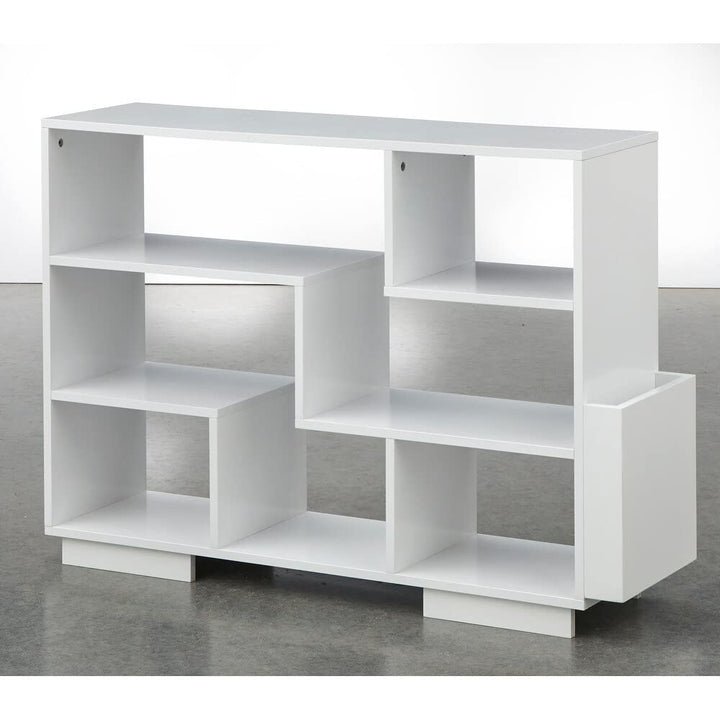 angelo:HOME Leon Bookcase White - Diamond Home USA