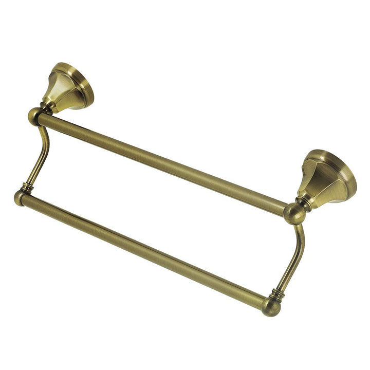 Kingston Brass BA481318AB Metropolitan Dual -Towel Bar Antique Brass