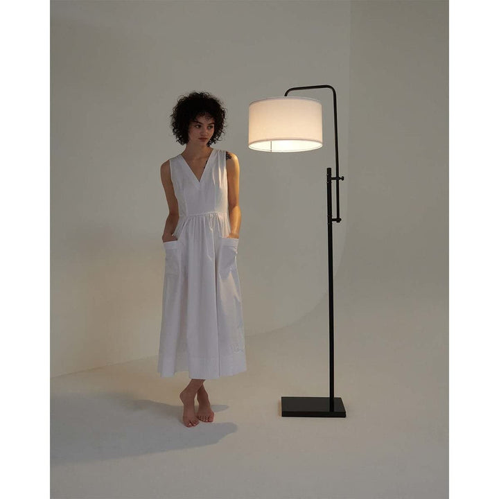 Leo Led Floor Lamp Black. Black Mid-Century Modern Bulbs Included Energy