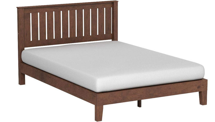 ZINUS Vivek Deluxe Wood Platform ed Frame with Headboard Wood Slat Support