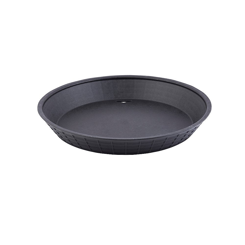 TableCraft 137512BK Black 12" Round Diner Platter - 12 / CS