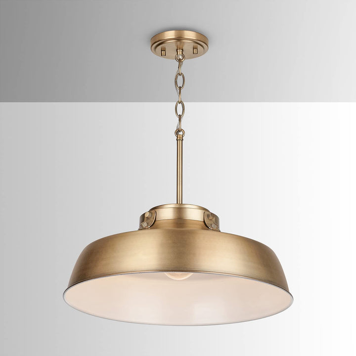 Austin Allen 9D328A Oakwood Urban/Industrial Metal Shade Pendant Lighting - Diamond Home USA