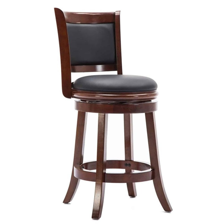 Boraam Augusta Stool Counter Height Black/Cherry