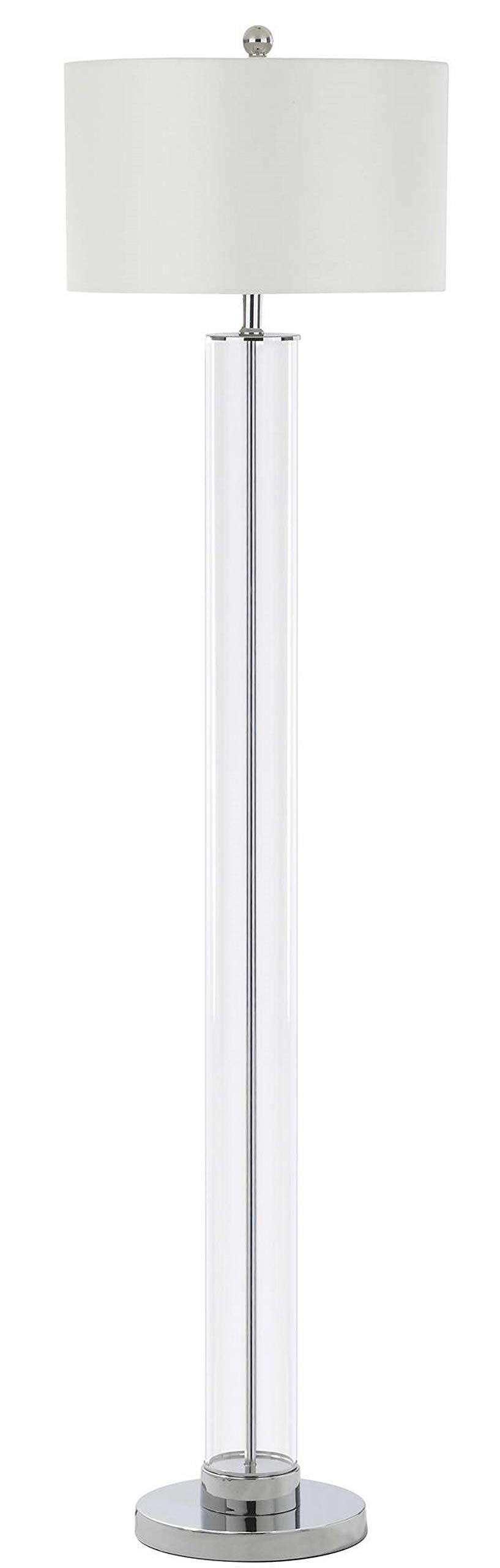 Safavieh FLL4017A Lighting Collection Lovato 64" Clear Floor Lamp