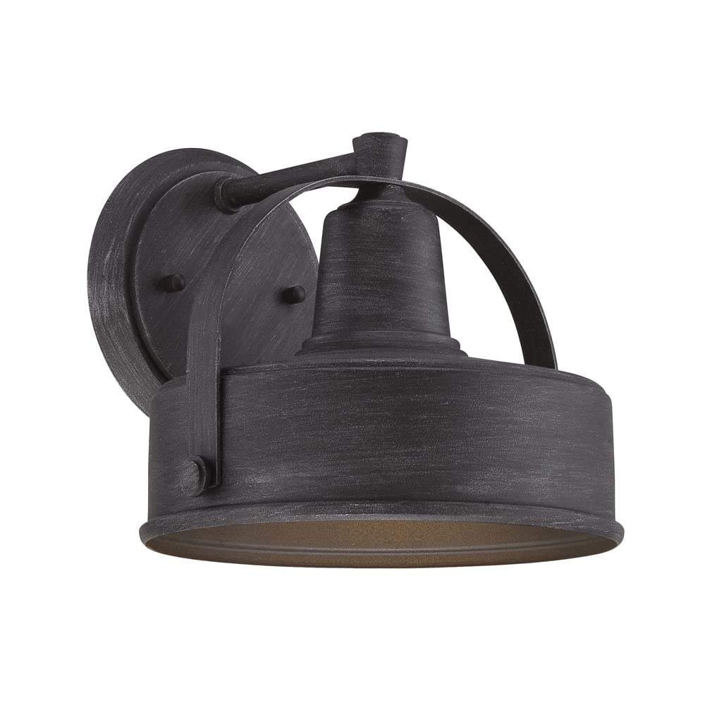 Designers Fountain 33141-WP Portland-DS Outdoor Wall Lantern Sconce Weathered