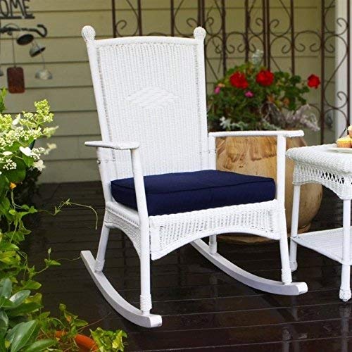 Tortuga Outdoor Portside Classic Rocking Chair White Coastal