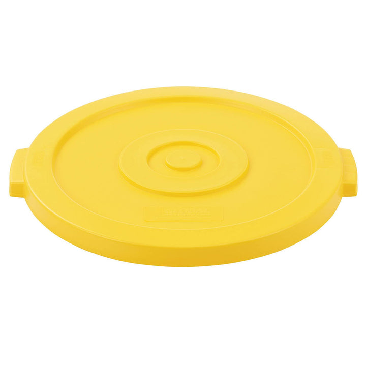 Global Industrial 20 Gallon Plastic Trash Can Lid Yellow