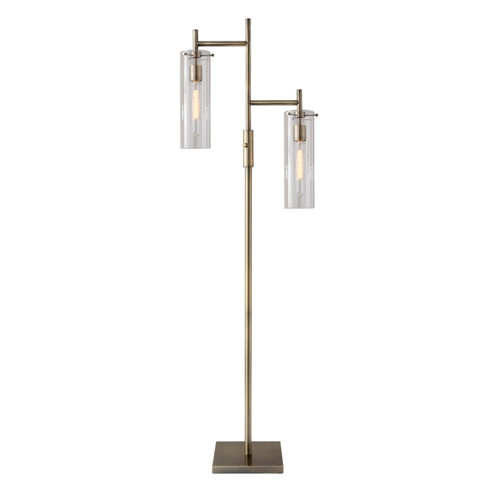 Adesso 3853-21 Dalton Floor Lamp Antique Brass