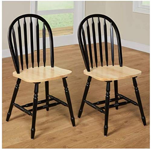 Simple Living Carolina Solid Wood Spindle Dining Chairs (Set of 2)