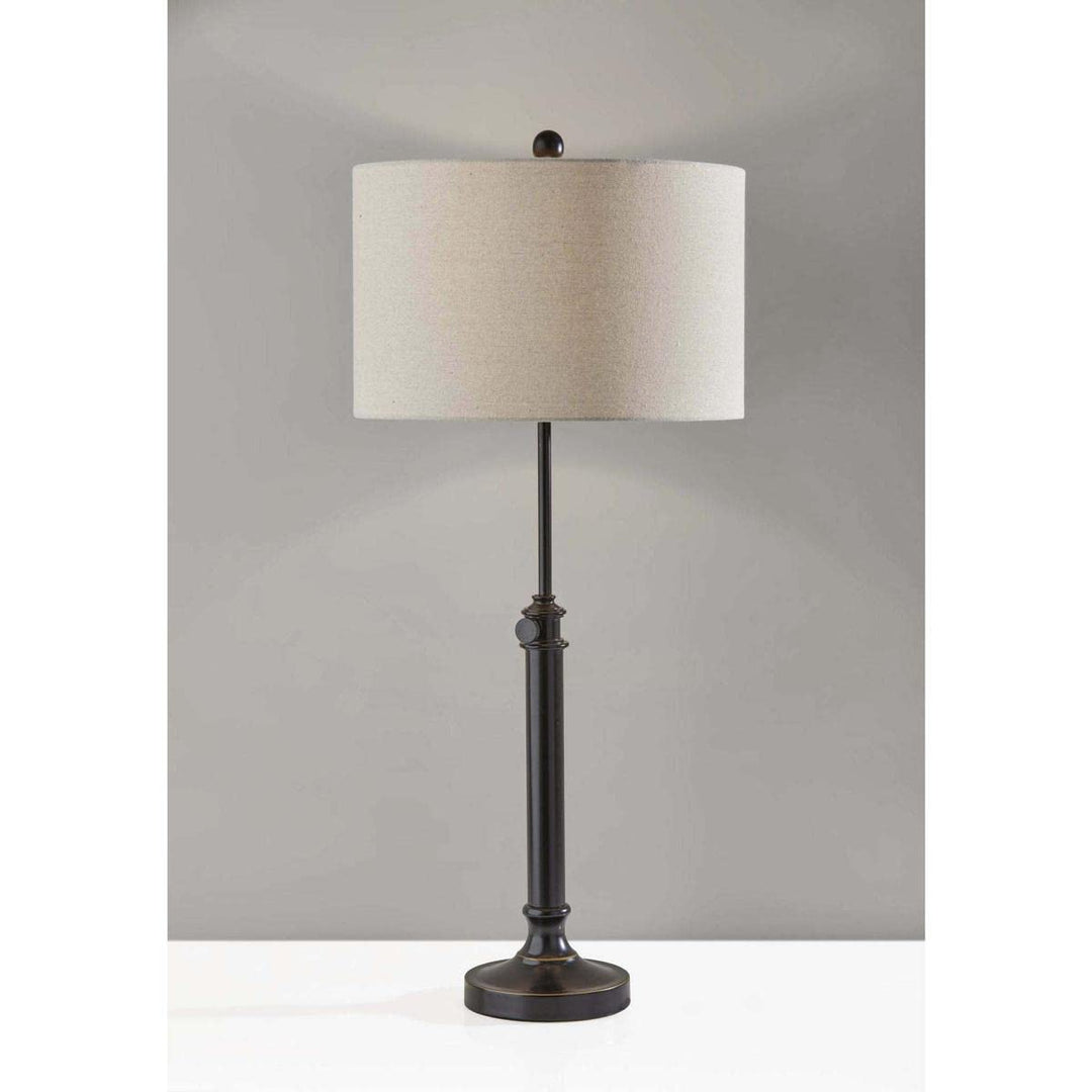 Adesso Home SL1165-26 Table Lamp from Barton Collection 15.00 inches Bronze - Diamond Home USA