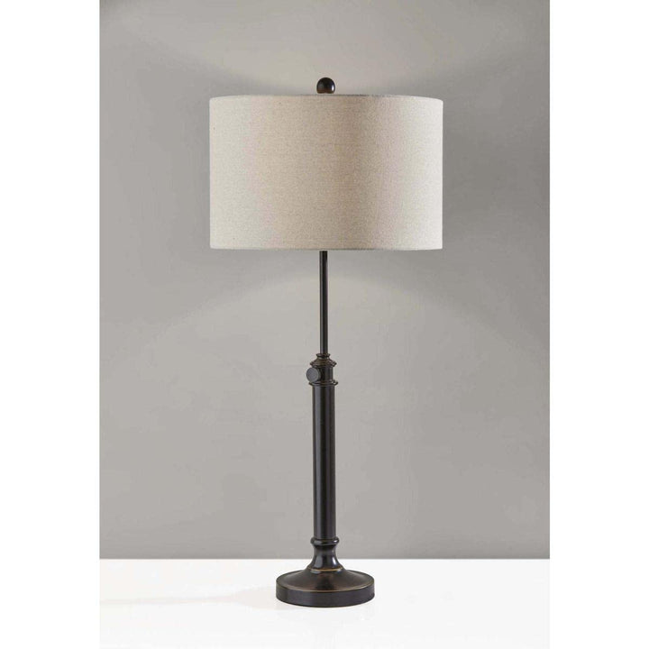 Adesso Home SL1165-26 Table Lamp from Barton Collection 15.00 inches Bronze - Diamond Home USA