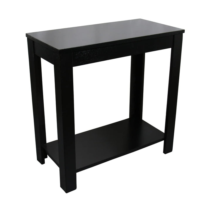 Ore International Chair Side Table 24" Black