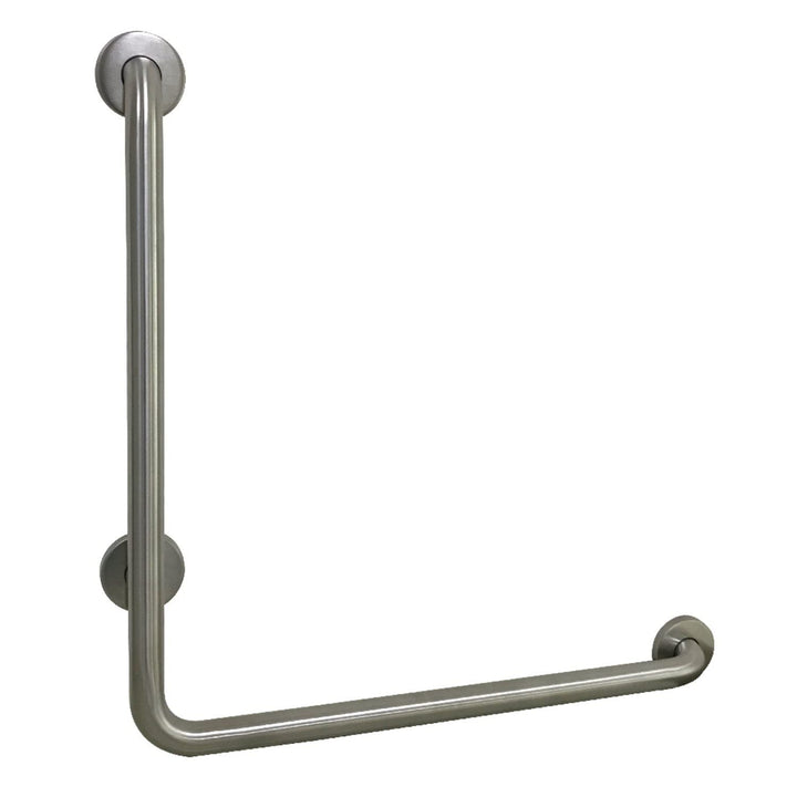 Kingston Brass Made To Match 24-Inchx 24-Inch L-Shaped Grab Bar - Right Hand