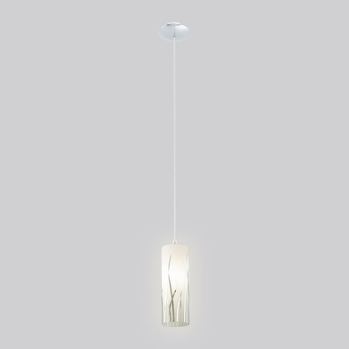 EGLO 92739A Rivato 1 Pendant Hanging Adjustable Lighting Fixture with Glass